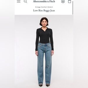 SOLD Abercrombie & Fitch Low Rise Baggy. Size 23R